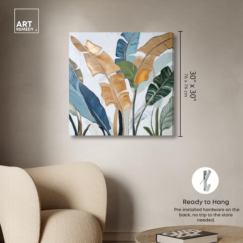 Paradise Fronds I Canvas by Art Remedy, Gallery Wrapped