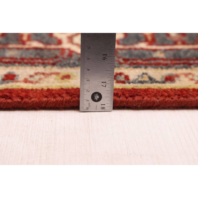 ECARPETGALLERY Hand-knotted Serapi Heritage Dark Red Wool Rug - 3'11 x 6'0