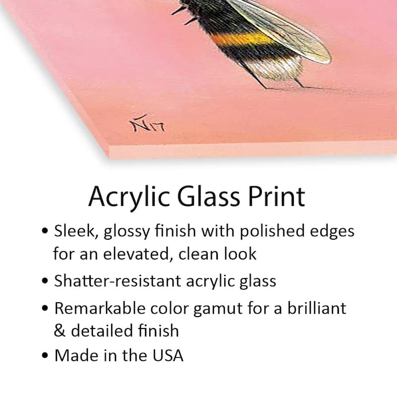 Queen Bee Print On Acrylic Glass by Neil Thompson