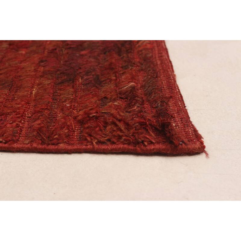 ECARPETGALLERY Hand-knotted Finest Peshawar Ziegler Red Wool Rug - 6'0 x 8'9