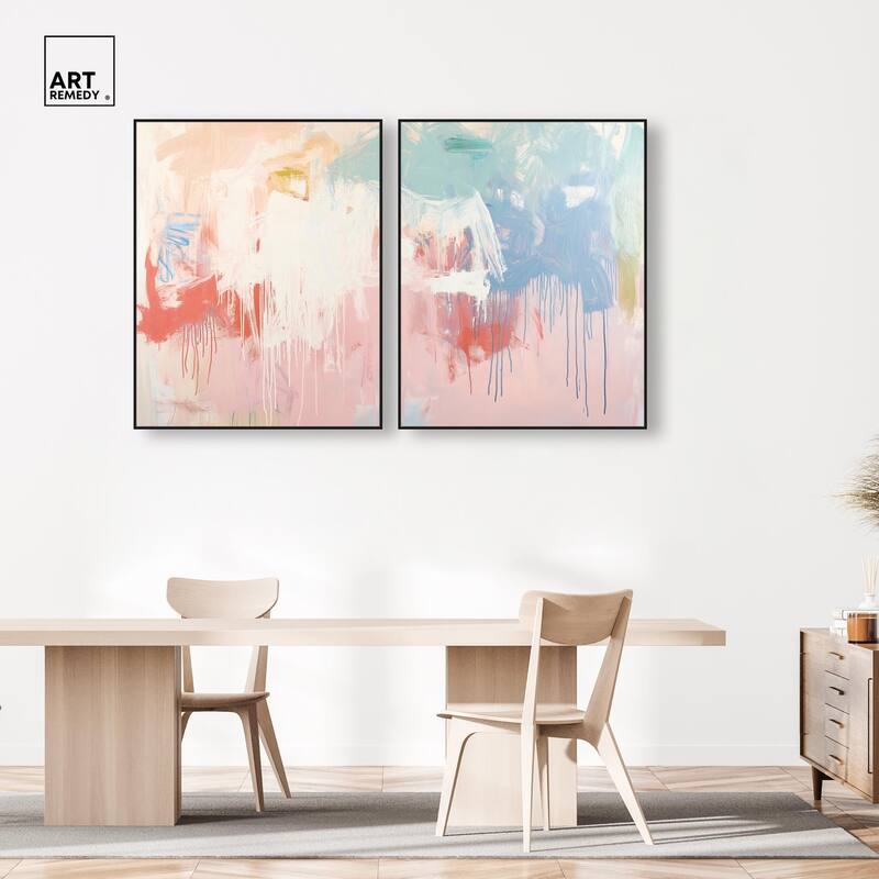 Breath of Colors Canvas Set of 2 by Art Remedy
