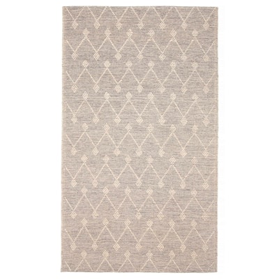 ECARPETGALLERY Braid weave Sienna Grey Wool Rug - 5'0 x 8'6