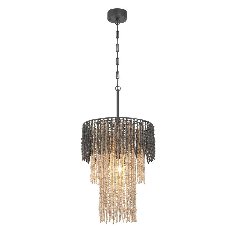 Beaded 3-Tier Chandelier