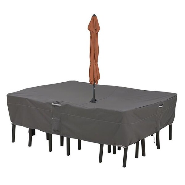 Rectangular Oval Patio Table Chairs Cover With Umbrella Hole Rectangular Oval Patio Table Chairs Cover With Umbrella Hole Free Shipping Today 26946115