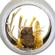 preview thumbnail 8 of 7, Owl Cutout Christmas Ornament - 3.75" - Silver and White