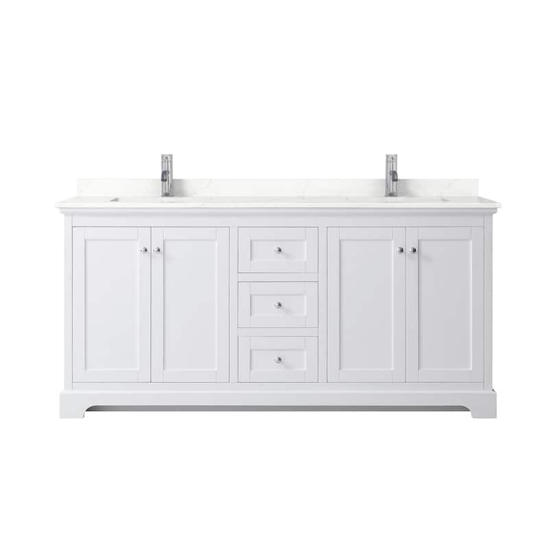 Wyndham Collection WCV232372D-QTZ-UNSMXX Avery 72" Free Standing