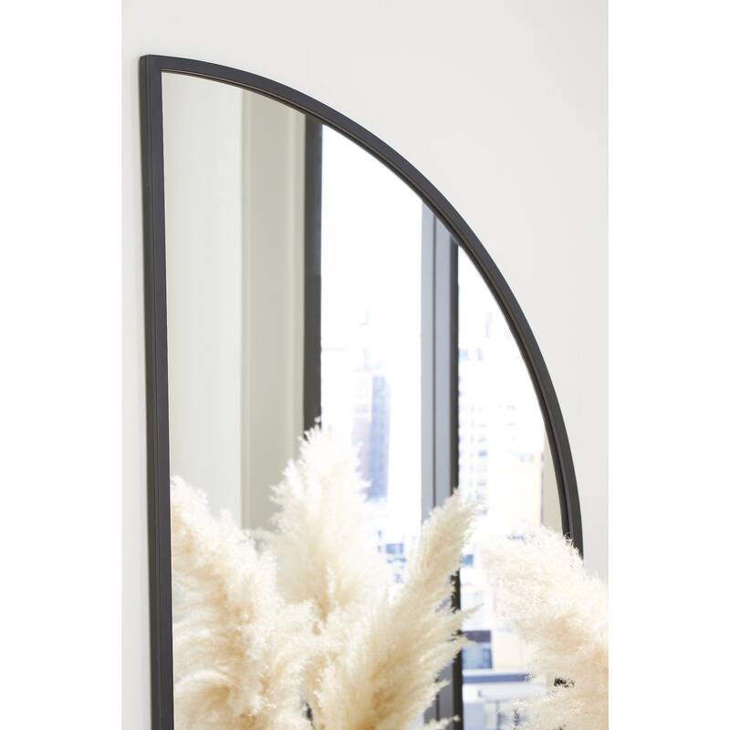 Signature Design by Ashley Denlow Black Accent Mirror - 50" W x 1" D x 25.13" H