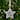 Star Mosaic Style Christmas Ornament  - 3.5" - Silver