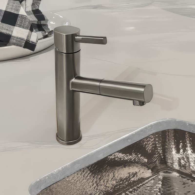 Whitehaus Waterhaus Single Hole Pull Down Kitchen Faucet