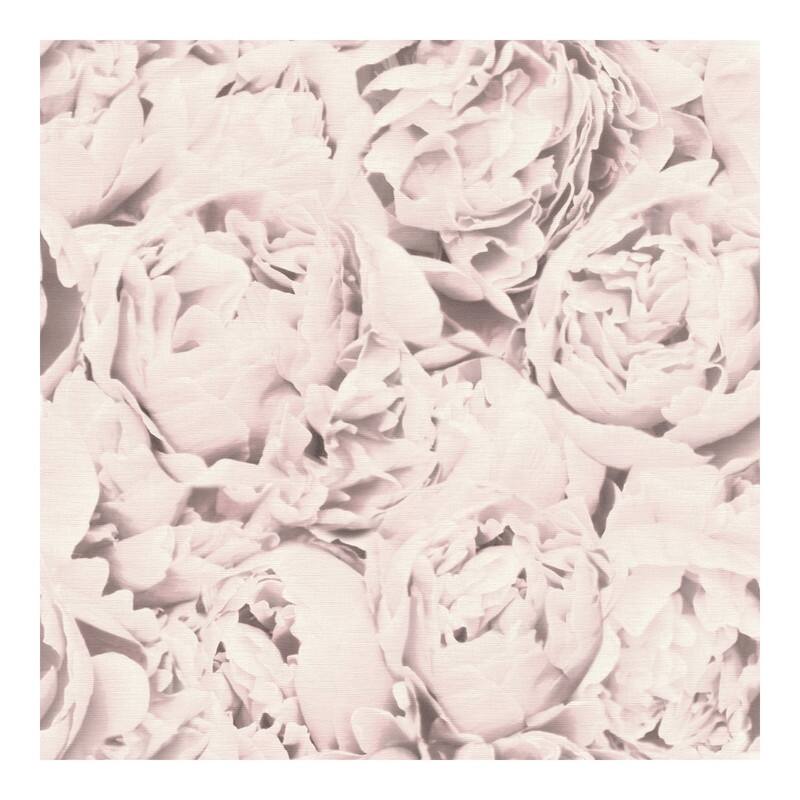 Rasch Rosenfield Light Pink Floral Wallpaper - 20.5 x 396 x 0.025