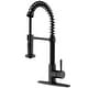 preview thumbnail 75 of 156, VIGO Edison 19" H Single Handle Pull-Down Sprayer Kitchen Faucet