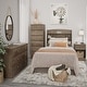 preview thumbnail 14 of 17, Bella Twin Bookcase Headboard, Espresso