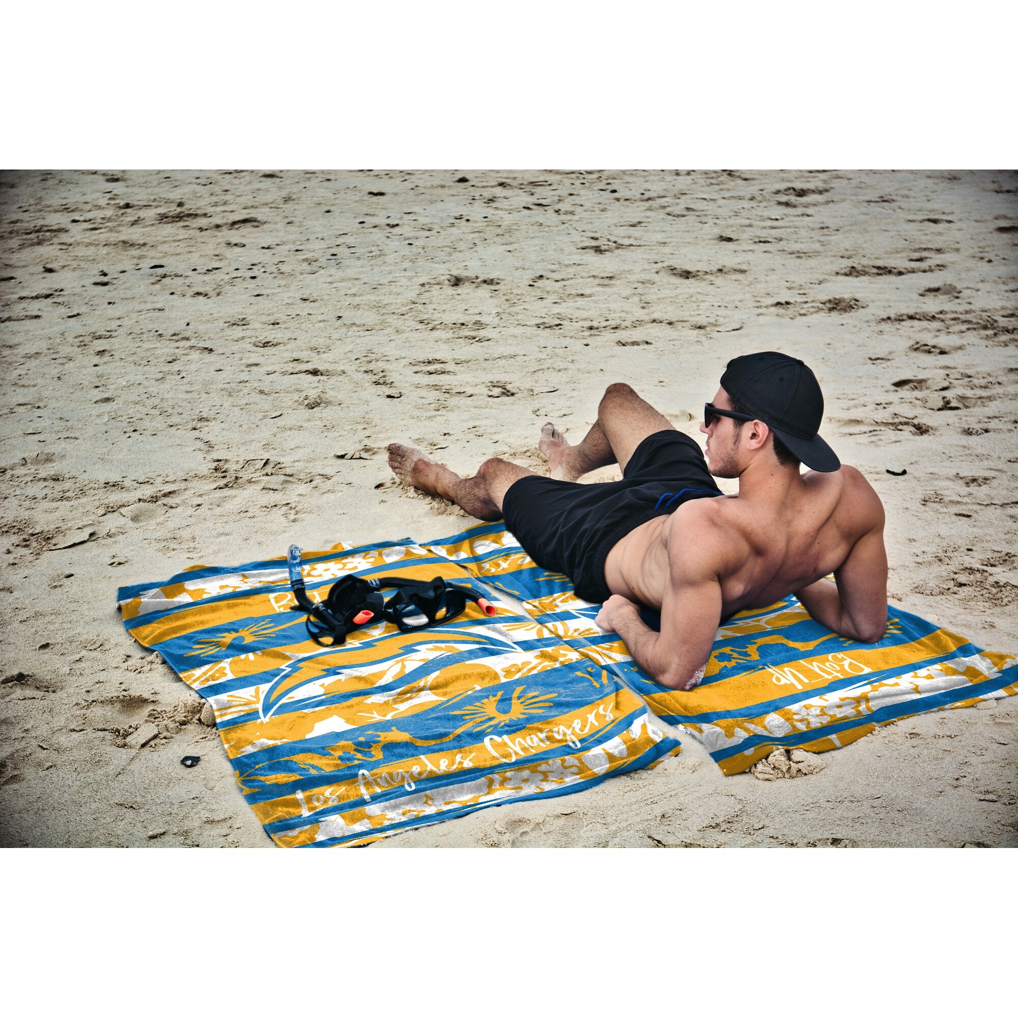 Chargers online beach towel