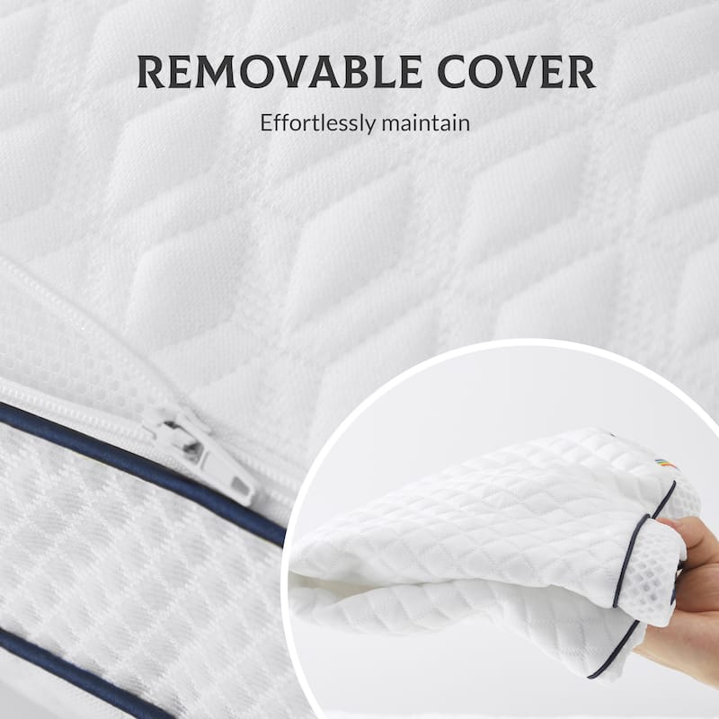 2-Pack Memory Foam Pillow, Cooling & Soft