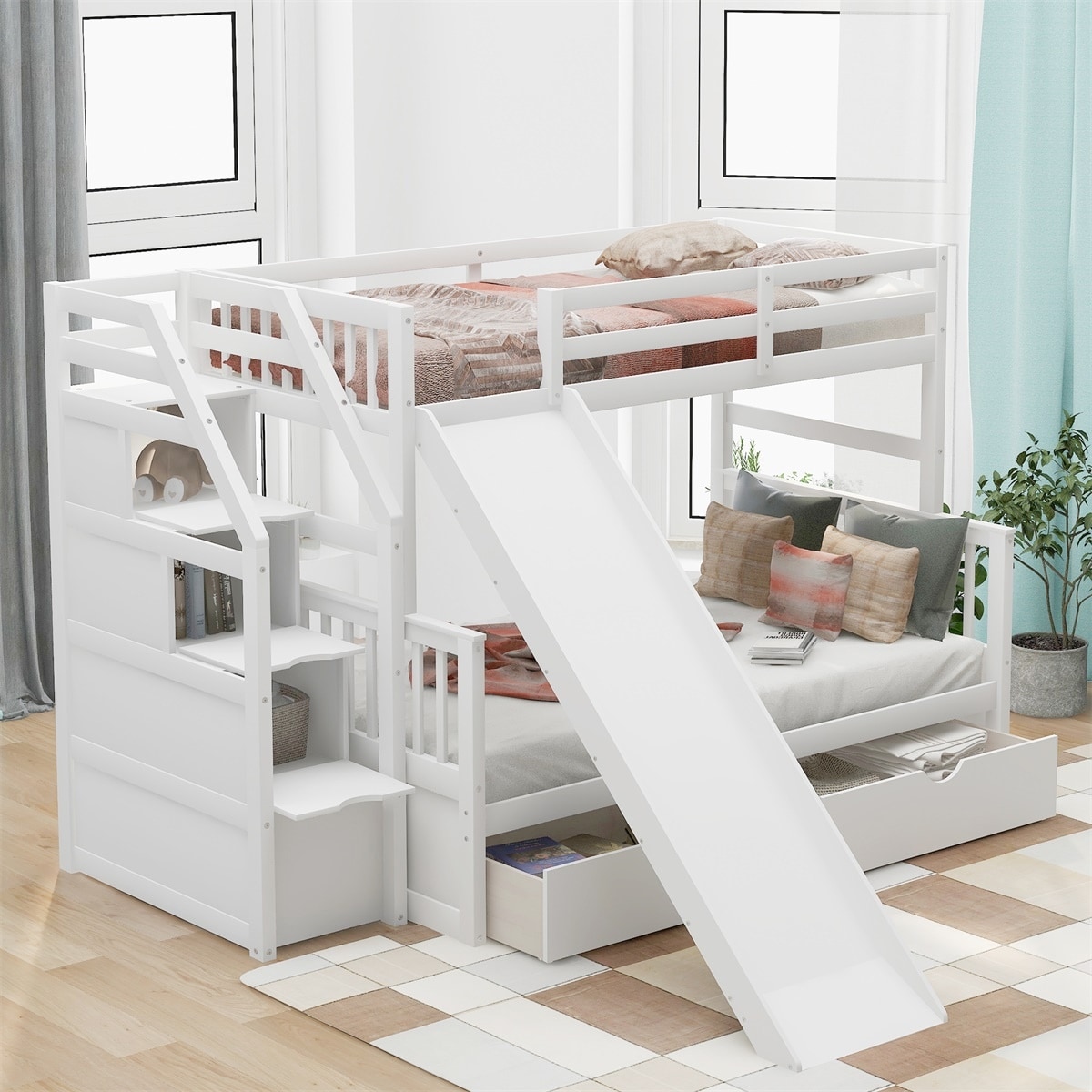 Merax twin over twin store bunk bed