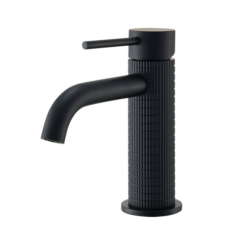 Mendavia Single-Handle Basin Bathroom Faucet - Matte Black
