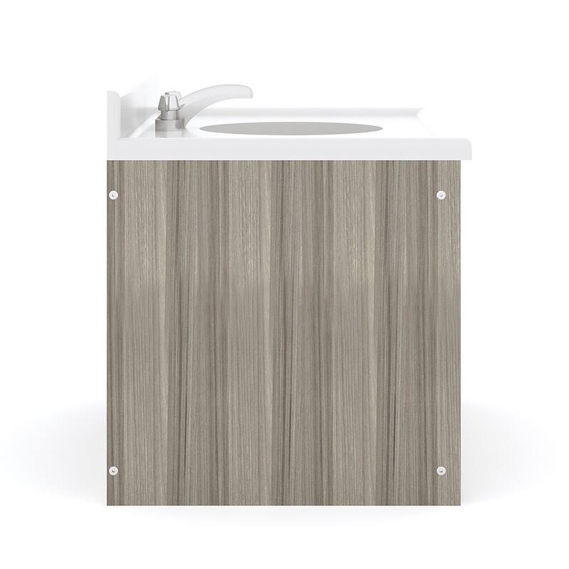 Tot Mate Single Laminate Floor Vanity - 31" x 21" x 21.5"; Unassembled