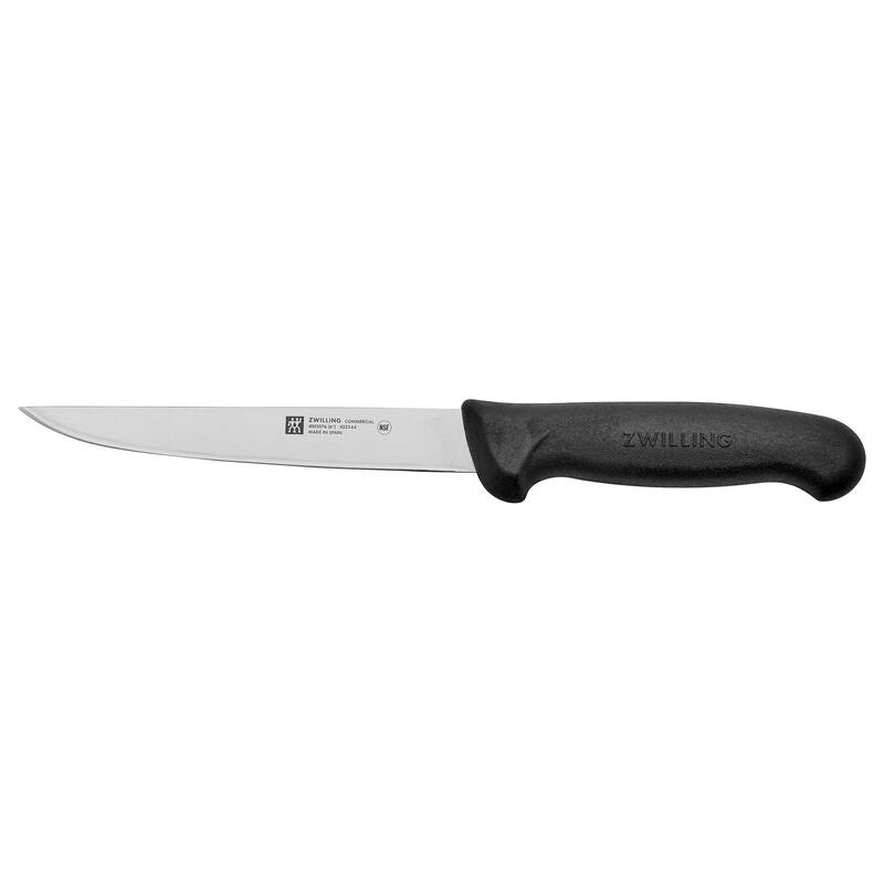 ZWILLING Commercial 6-inch Wide Stiff Boning Knife - Black - Black - 6-inch