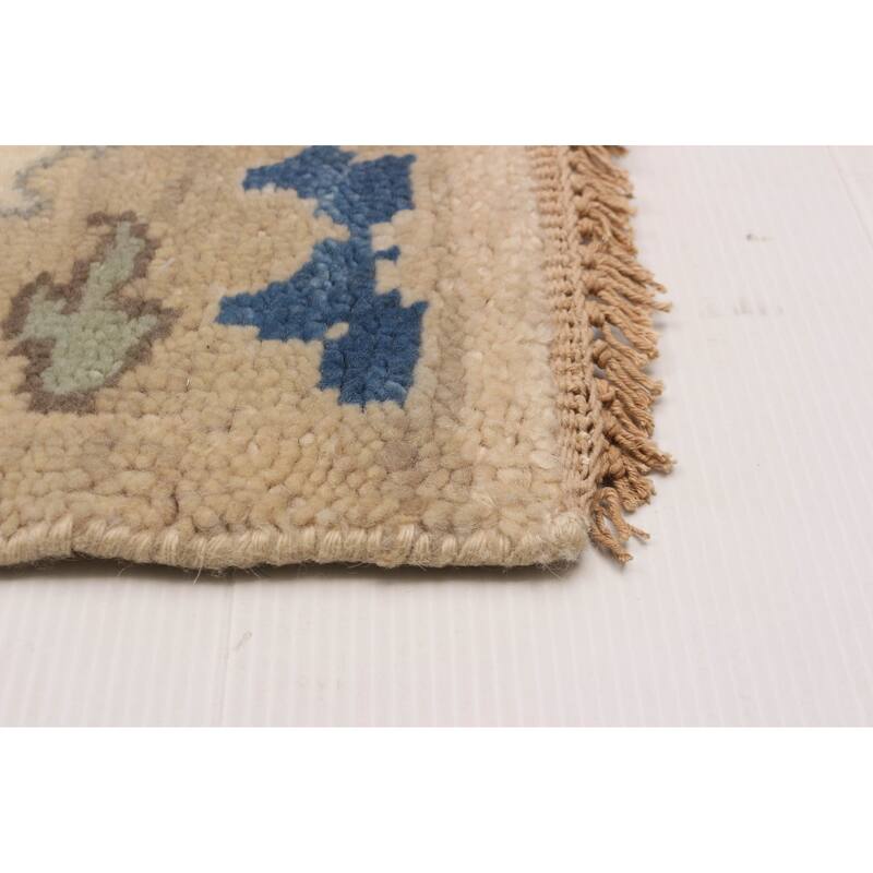 ECARPETGALLERY Hand-knotted Modern Oushak Grey Wool Rug - 8'2 x 10'2