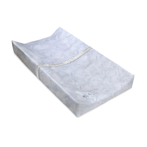 slide 2 of 5, 3 Sided Contoured Changing Pad for Babies and Infants - White Polyester - White