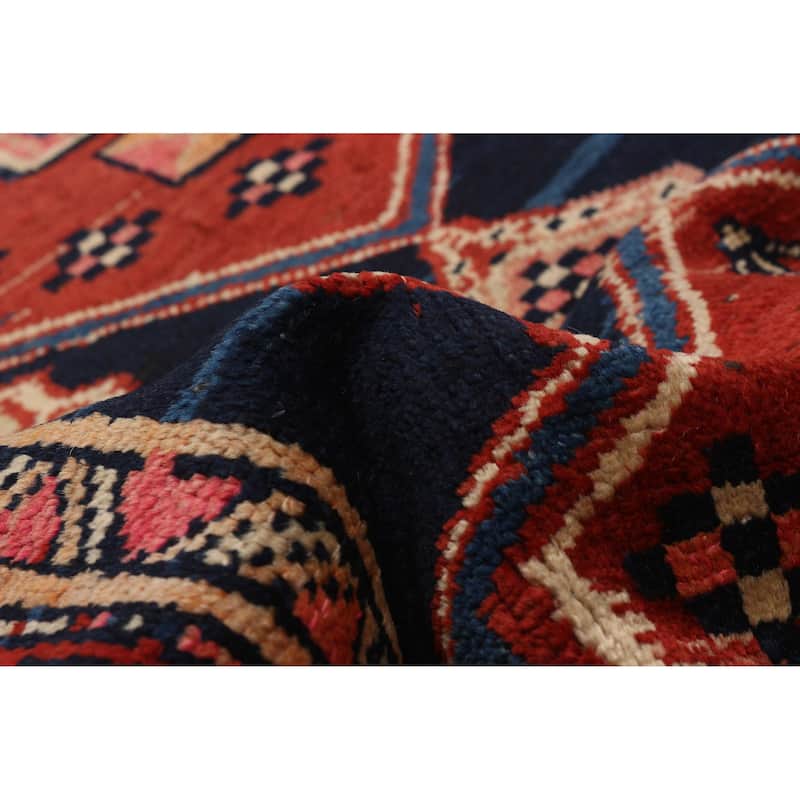 ECARPETGALLERY Hand-knotted Konya Anatolian Navy Wool Rug - 3'7 x 11'6