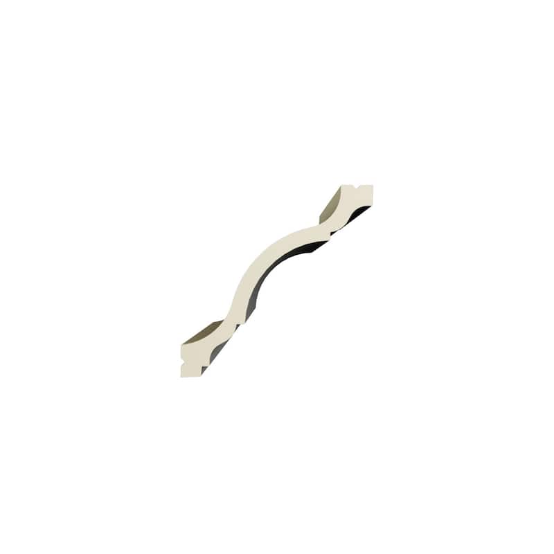 3 1/2"H x 3 1/2"P x 5"F x 96"L Austin Crown Moulding - 1-Pack