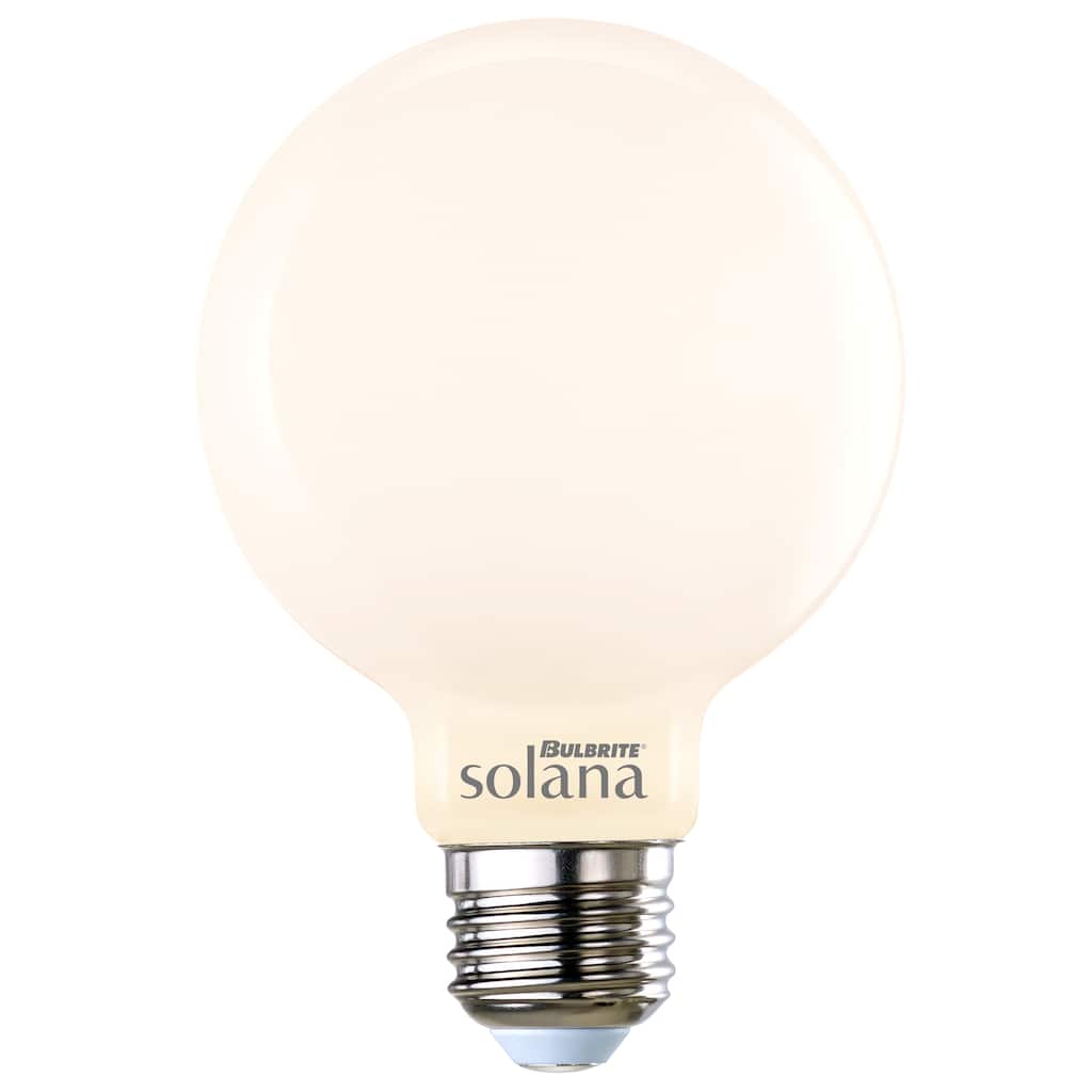 Bulbrite Solana G25 Smart WiFi Connected 90CRI Globe LED Light Bulb