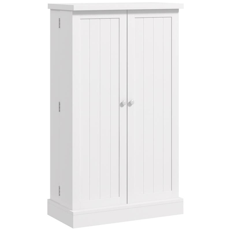 Freestanding Kitchen Cabinet with 12 Door Shelves