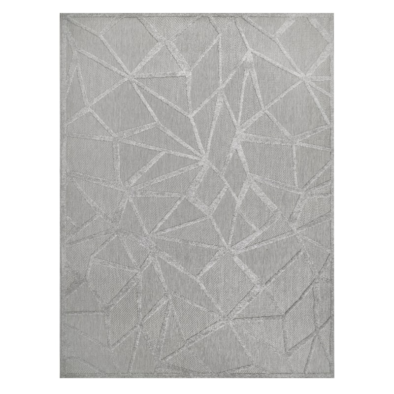 Leick Home 595587 Vennor Geometric Indoor Outdoor Area Rug Runner 2'x8'