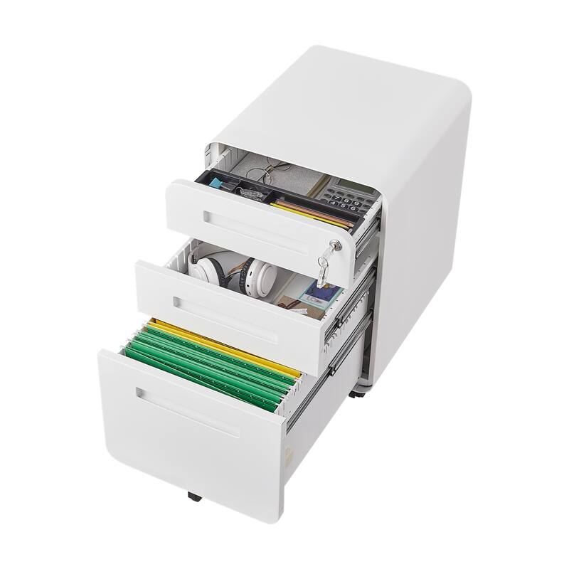 Mobile File Cabinet Under Desk Office,Versatile Storage Cabinet