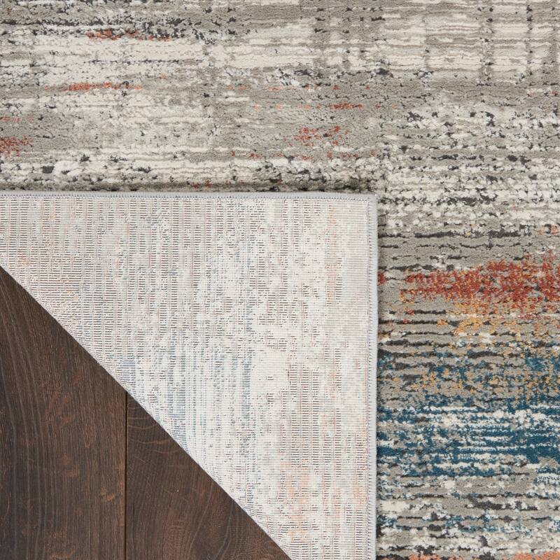 Nourison Rustic Textures Abstract Rustic Area Rug