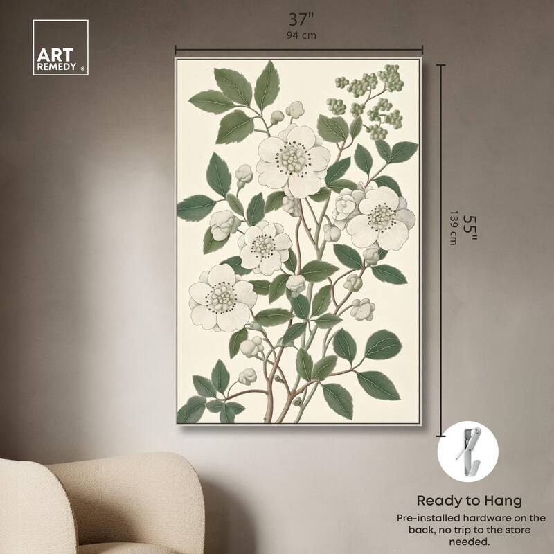 White Cherokee III Canvas by Art Remedy