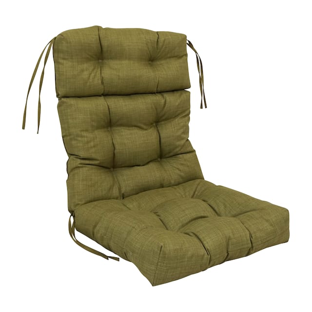 Multi-section Tufted Outdoor Seat/Back Chair Cushion (Multiple Sizes)