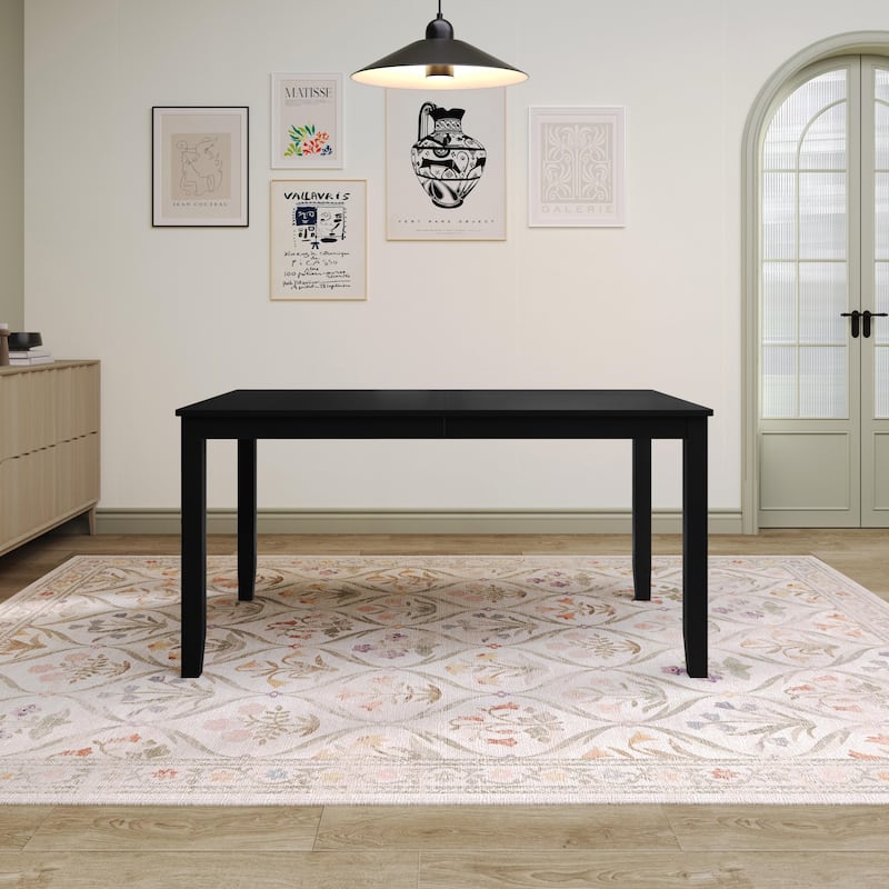 Clayfell Ouray 6-Piece Dining Set, Brown/Black - Dining Table only (Black)