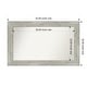 preview thumbnail 114 of 119, Dove Greywash Framed Non-Beveled Custom Wall Mirror, Bathroom Vanity Mirror Outer Size: 42 x 26