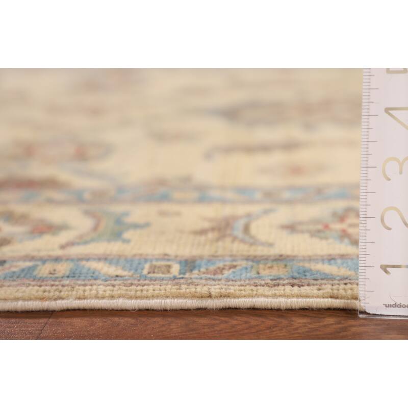 Kazak Oriental Accent Rug Handmade Floral Wool Carpet - 3'2"x 5'2"