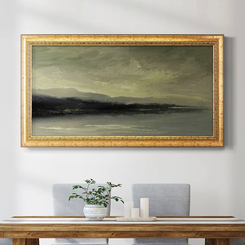 Coastal Dawn Premium Framed Canvas- Ready to Hang