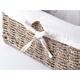Seagrass Shelf Basket Lined with White Lining