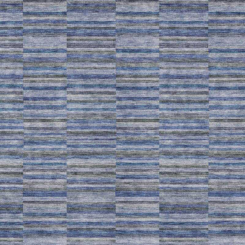 HomeRoots Striped Transitional Rectangle Outdoor Rug