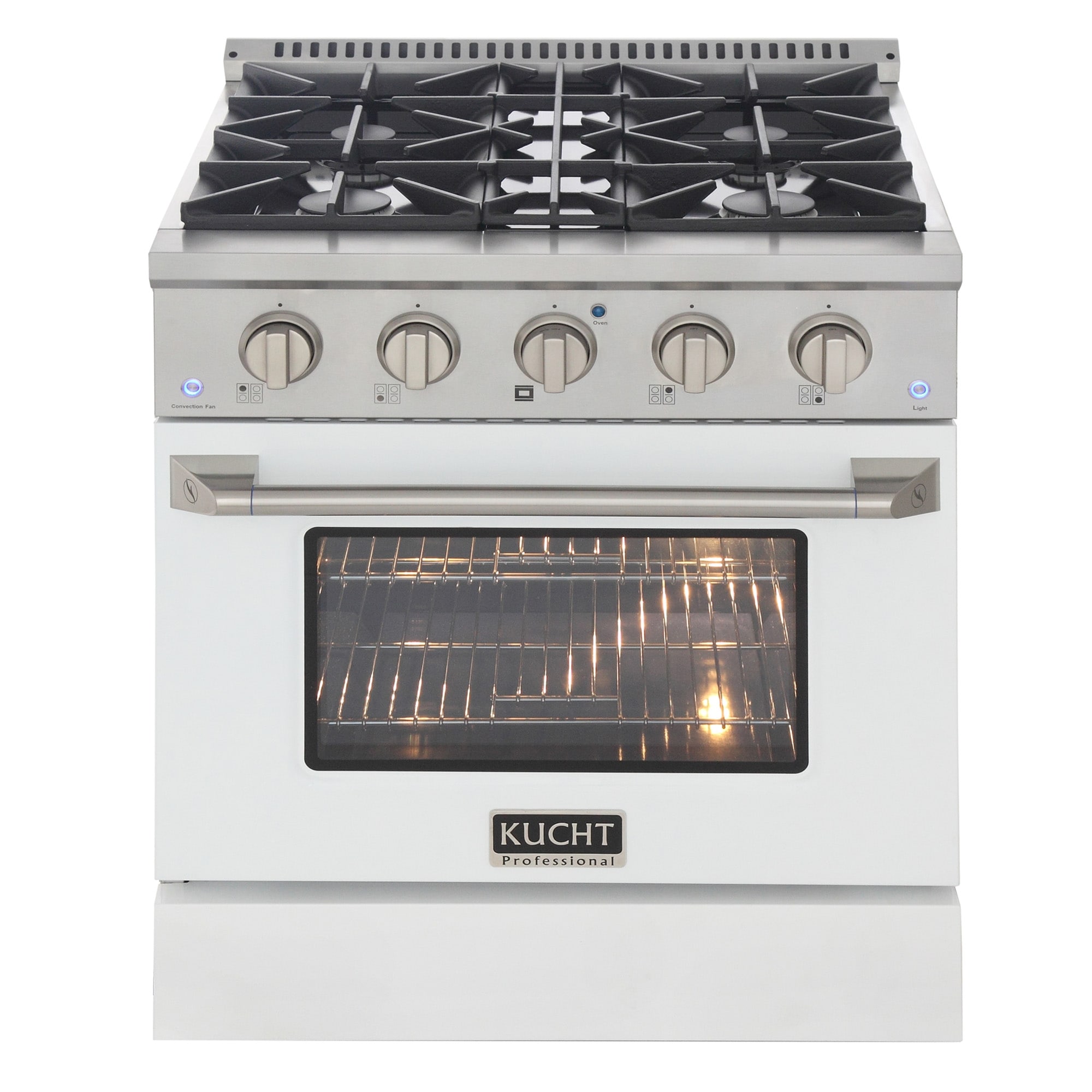 Cosmo 30 in. Freestanding GAS Range with 5 Sealed Burners and 4.5 Cu. ft. Convection Oven in Stainless Steel