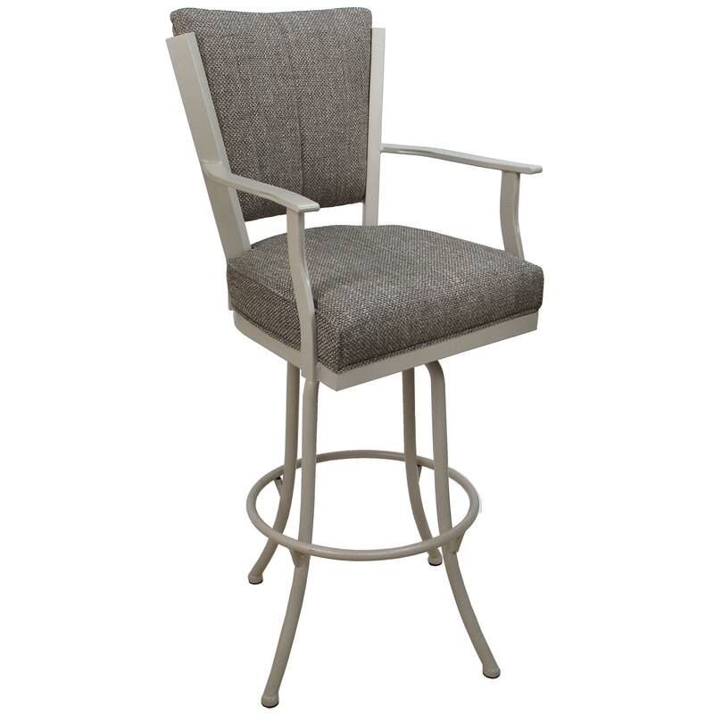 Swivel Extra Tall 34" (35") Metal Bar Stool Montana on Noam Base - 34" Seat