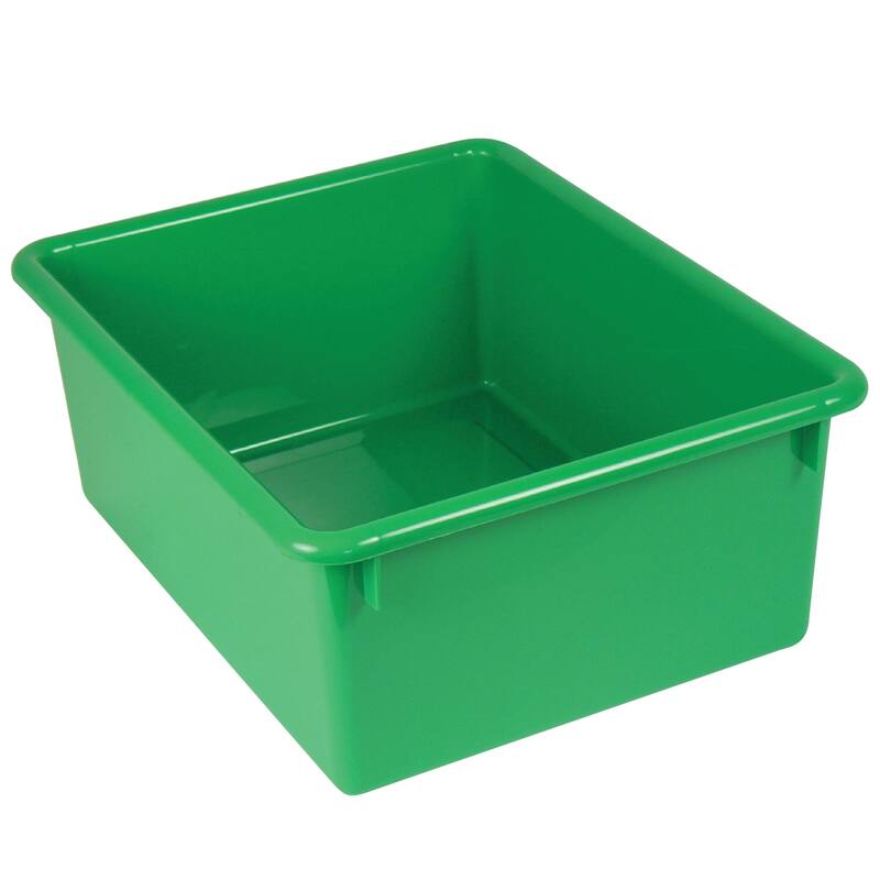 Romanoff Stowaway 5" Letter Box no Lid, Green, Pack of 3