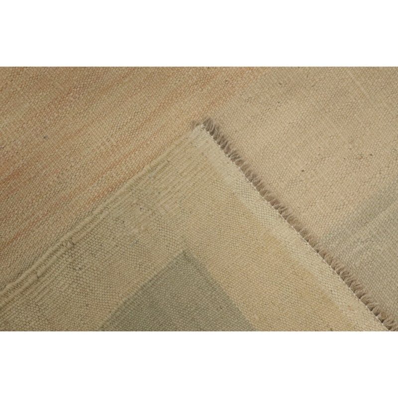 Hand Woven Southwestern Wool Multi-Colored Geometric Area Rug - 12' 9'' X 9' 10''