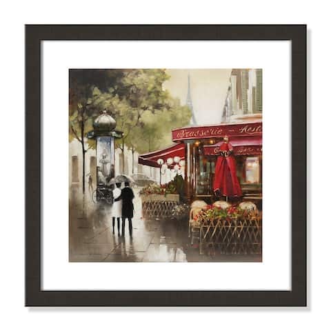 Paris in the Rain - 17.5'' x 17.5''