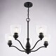 preview thumbnail 2 of 9, Vaxcel Lighting H0311 Bellwood 5 Light 25" Wide Chandelier