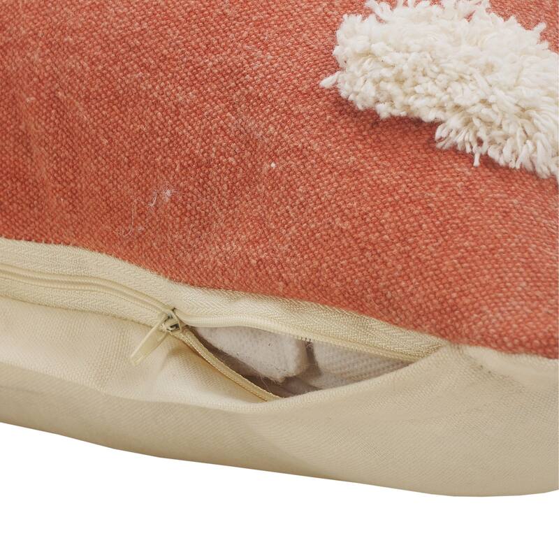 Sevita Zeal Light Pom-pom Cotton Throw Pillow, Set of 2