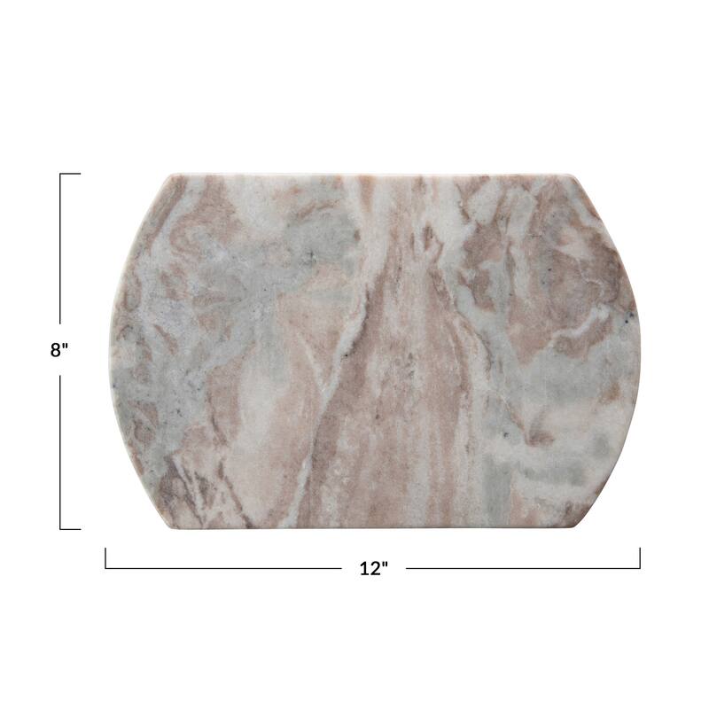 Marble Cheese/Cutting Board, Buff Color