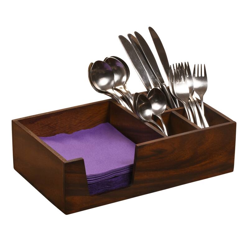 Flatware & Napkin Holder - large - 12.25" x 7.25"