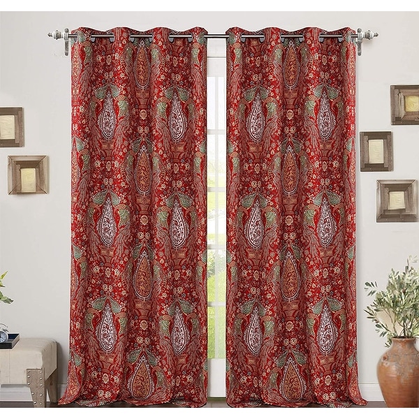 DriftAway Christopher Peacock Floral Pattern Blackout Window