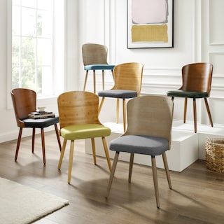 Corvus Calvados Mid-century Modern Dining Chairs (Set of 2)